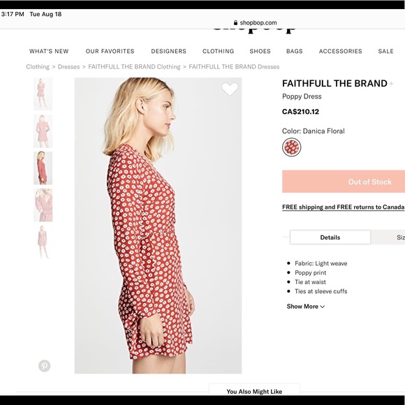 Faithfull The Brand Poppy Dress - Picture 5 of 15